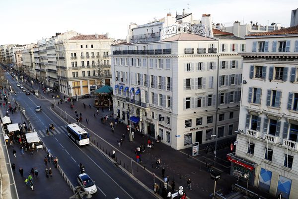 La canebière à Marseille