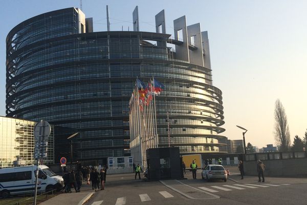 Le Parlement européen de Strasbourg