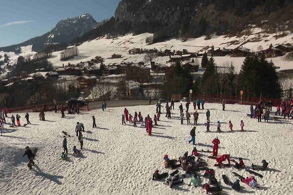 Station du Grand-Bornand en Haute-Savoie