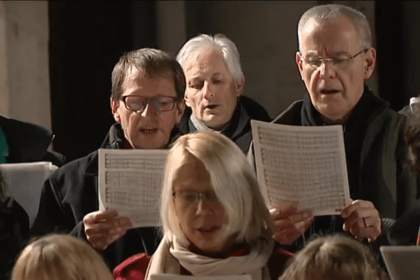 Le chœur de Schütz prépare le concert de samedi soir en la Cathédrale Saint Jean