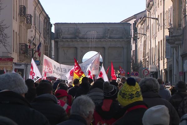 A Nancy, des milliers de manifestants mais une mobilisation en baisse.