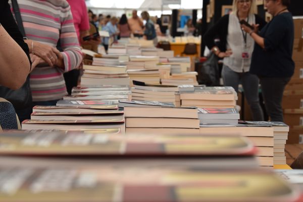 Comme chaque année, des milliers de livres sont à la disposition des amateurs sous le chapiteau place de la Carrière à Nancy.