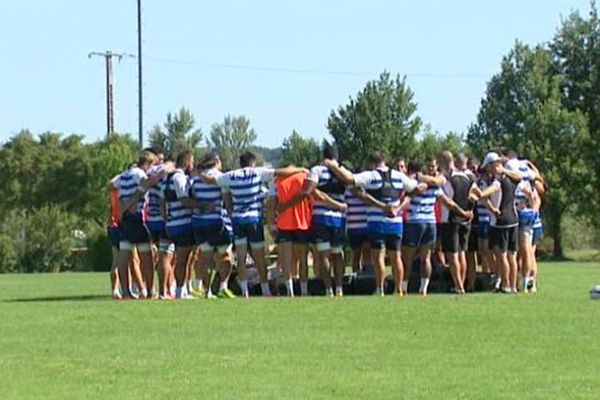 Le Castres Olympique à l'entraînement