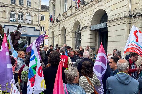 Rassemblement contre le RN le samedi 15 juin 2024 à Sablé-sur-Sarthe