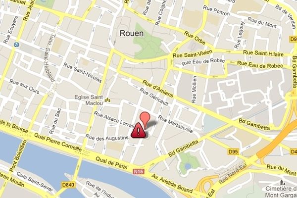 Il y a eu une fuite de gaz dans le secteur de la place Saint-Marc à Rouen.