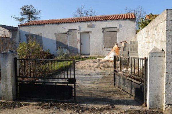 Un pavillon d'Aytré (17) muré après le passage de la tempête Xynthia.