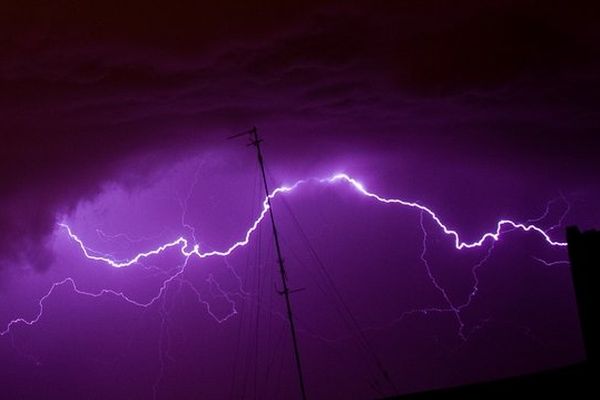 Orages sur Lille dans la nuit de lundi à mardi. 