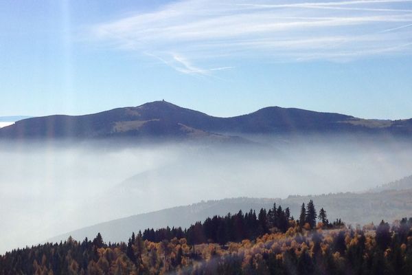 Vallée de munster depuis le Petit ballon - Sondernach