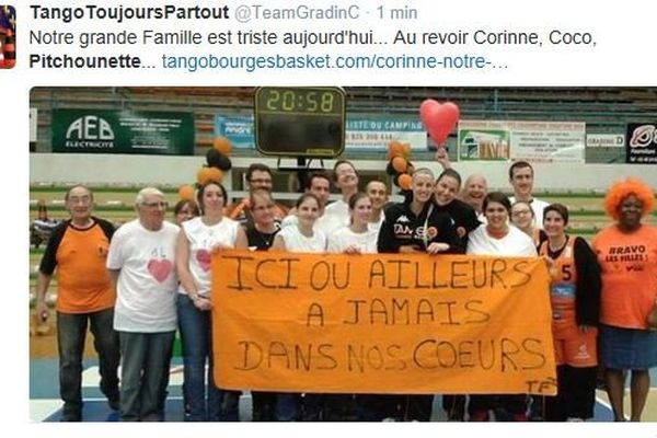 Les supporters rendent hommage à la mascotte du Bourges Basket Pitchounette sur les réseaux sociaux