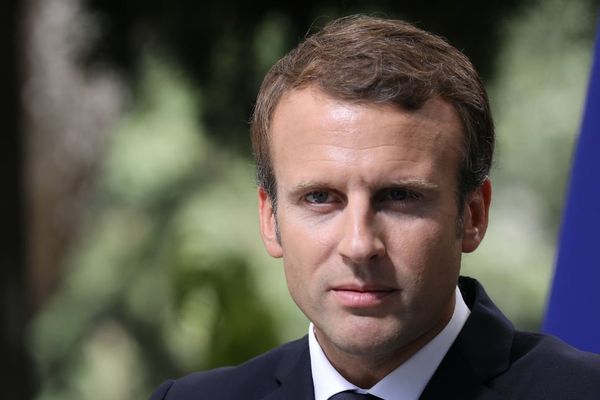 Le Président de la République Emmanuel Macron 