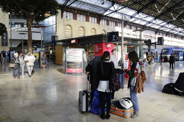 Gare Saint-Charles à Marseille.