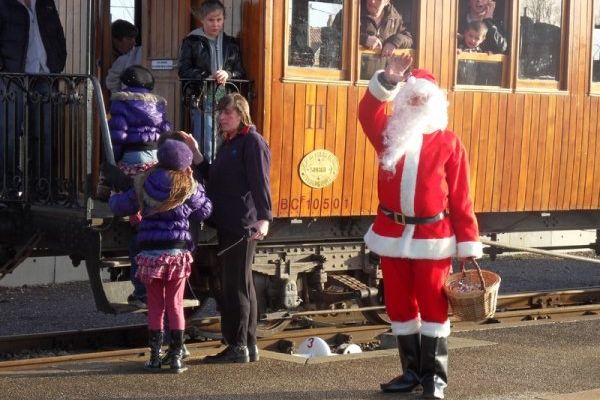 Le Père Noël du Petit Train Vapeur de la Baie de Somme 