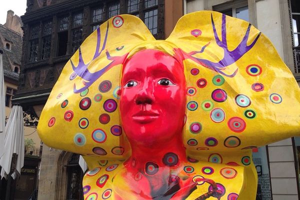 La coiffe installée place de la cathédrale est signée par Marc Felten