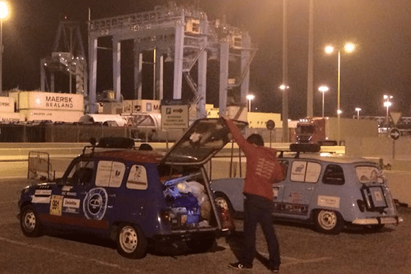 La team 991 de l'Oise prenait le ferry cette nuit.