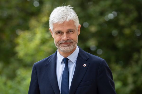 Laurent Wauquiez, à Paris ce vendredi 23 août, à l'occasion d'une rencontre avec le président de la République.