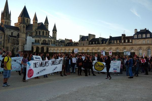 250 personnes ont répondu à "l'appel des coquelicots" ce vendredi 5 octobre à Caen