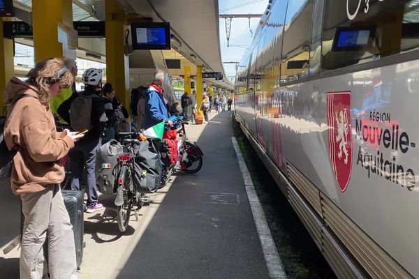 Le quai de la gare de Limoges