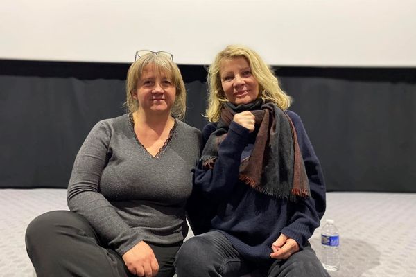 Laurence Forin et Nicole Garcia au cinéma de Quiberon