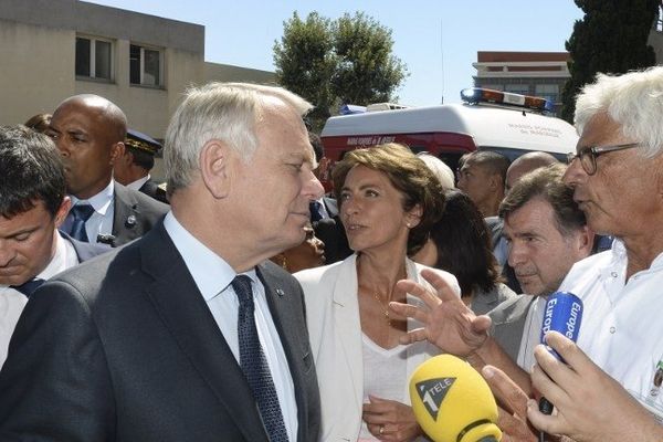 Jean-Marc Ayrault le 20 août 2013 à Marseille -photo Boris Horvat - Afp