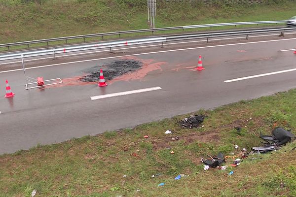 Le lieu de l'accident mortel de Lyoffans, en Haute-Saône.