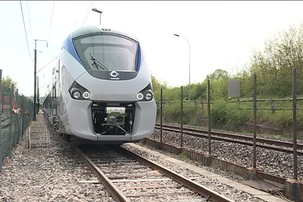 L'entreprise Alstom dispose de ses propres rails, à Reichshoffen, pour tester les nouveaux trains
