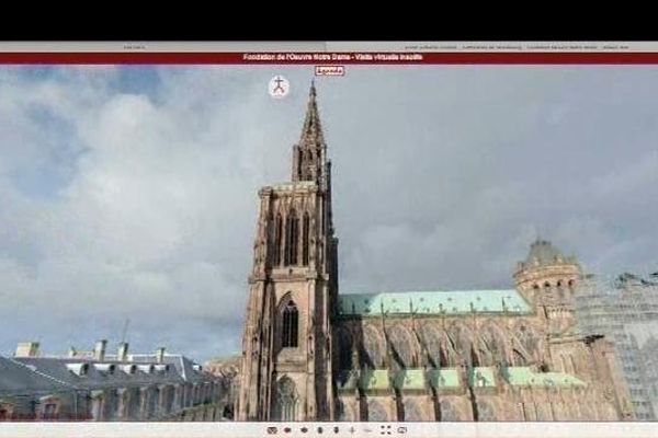 Extrait de la vidéo de la Cathédrale de Strasbourg à 360°