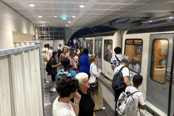 La fréquence de passage des métros devrait être renforcée à Marseille, les 8 et 9 mai, pour l'arrivée de la flamme olympique.