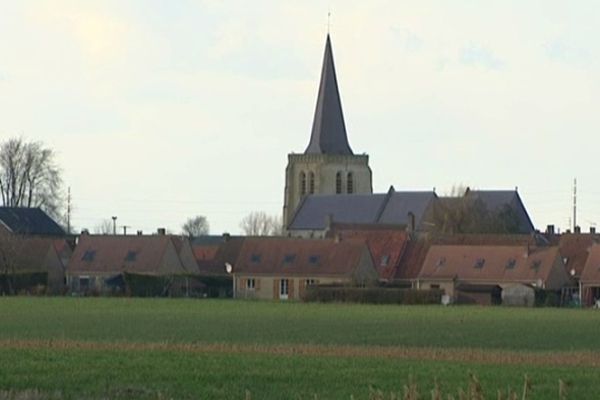 West-Cappel : vue générale du village.