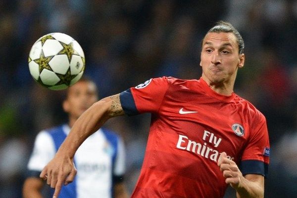 Zlatan Ibrahimovic le 3 octobre 2012 - photo Miguel Riopa - Afp