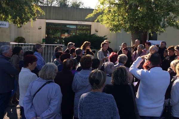 Un rassemblement était organisé devant les locaux de la CPAM de Saint-Gaudens