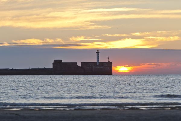 Boulogne-sur-Mer, digue Carnot. 