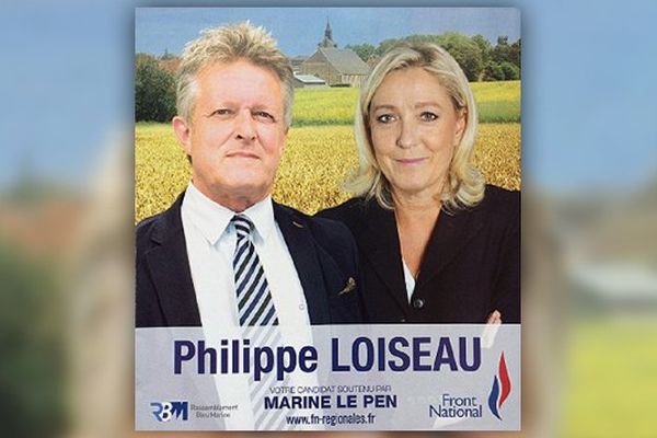 Philippe Loiseau est la tête de liste régionale du Front National. 