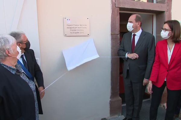 Jean Castex et quatre autres ministres ont inauguré la "Maison France Services" de Melisey, en Haute-Saône