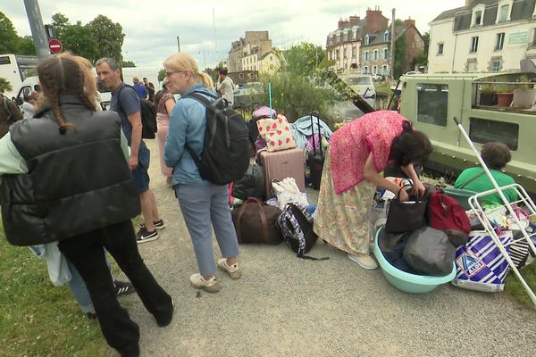 Evacuation du squatt de la rue Rébillon à Rennes