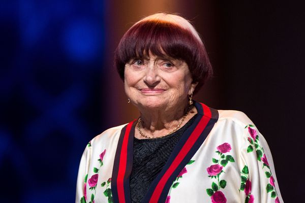 Agnès Varda en décembre 2018