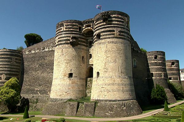 Le château d'Angers, juin 2022