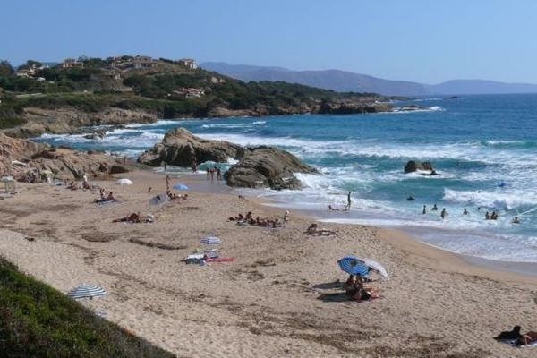 Plage du Santana, golfe de Sagone (Corse-du-Sud) - Illustration