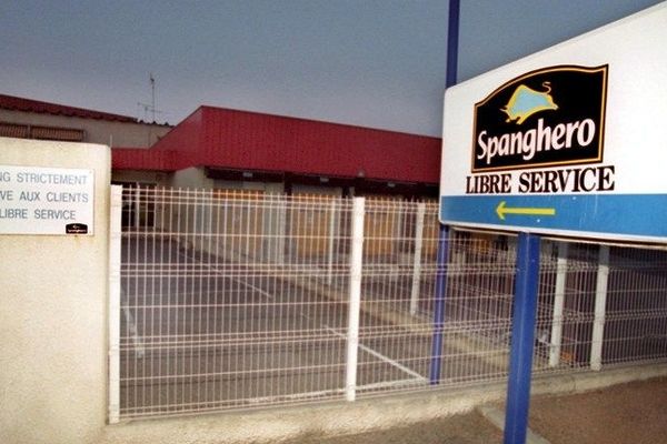 Entrée de la société Spanghero à Castelnaudary en 2000