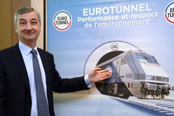 Jacques Gounon, PDG d'Eurotunnel.