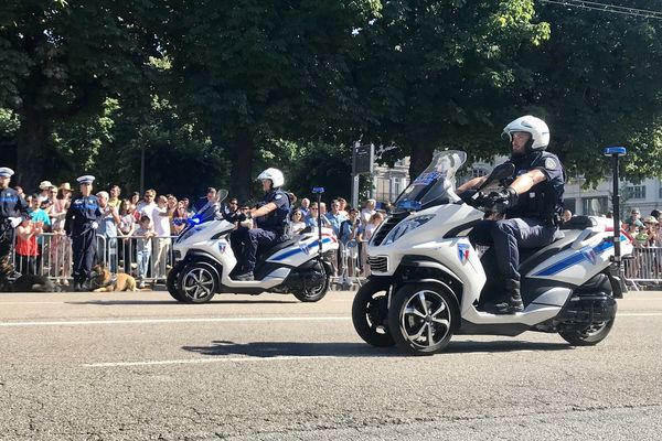 Scooters de la police municipale de Limoges