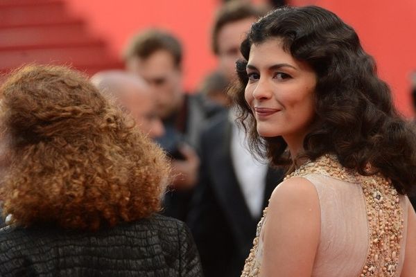 Audrey Tautou lors du festival de Cannes 2012 pour la présentation du film "Thérèse Desqueyroux"