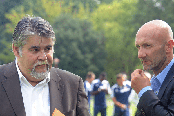 Jérôme Ducros, Président du LAP Luzenac et Fabien Barthès, Directeur Général n'ont cessé de lutter pour le maintien du club