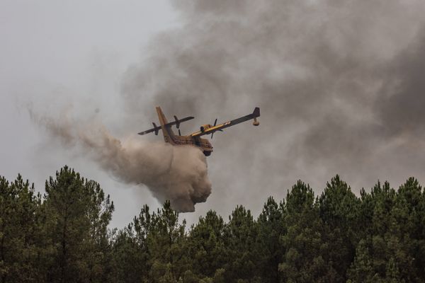 Photo d'illustration. Des largages d'eau ont été effectués sur la zone.