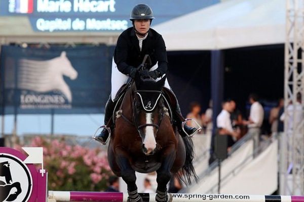 Marie Hécart au jumping de Cannes en juin dernier