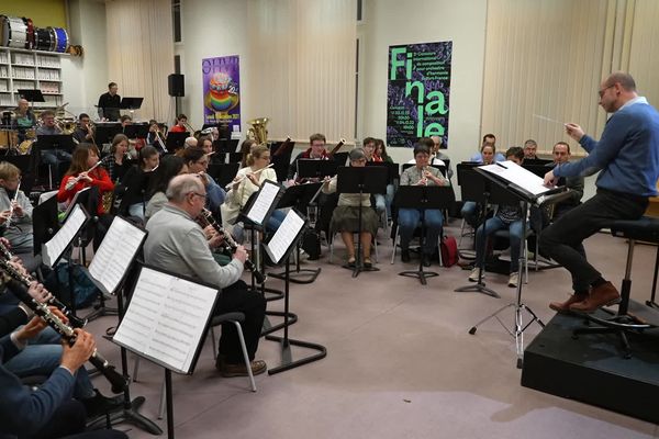 L'Orchestre d'Harmonie de la ville de Belfort.