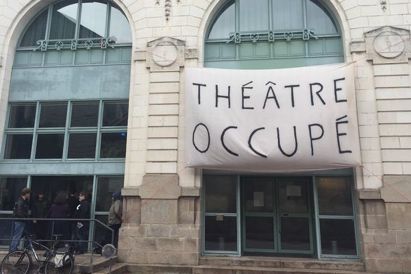 En juin 2016, le théâtre de l'Union occupé par des intermittents