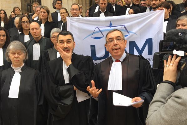 Manifestation des avocats d'Orléans (15 février 2018)