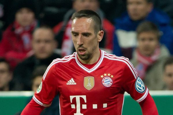 Franck Ribéry sous le maillot de son club, le Bayern de Munich