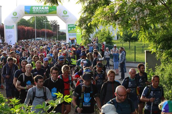 Le coup d'envoi du Trailwalker Oxfam 2018 a été donné à Avallon samedi 26 mai 2018