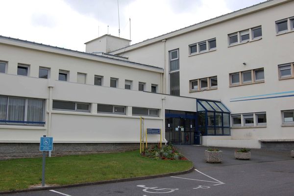 L'hôpital de Quimperlé (Finistère).